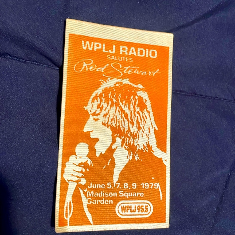 Vintage 1979 Rod Stewart Madison Square Garden Jean Patch